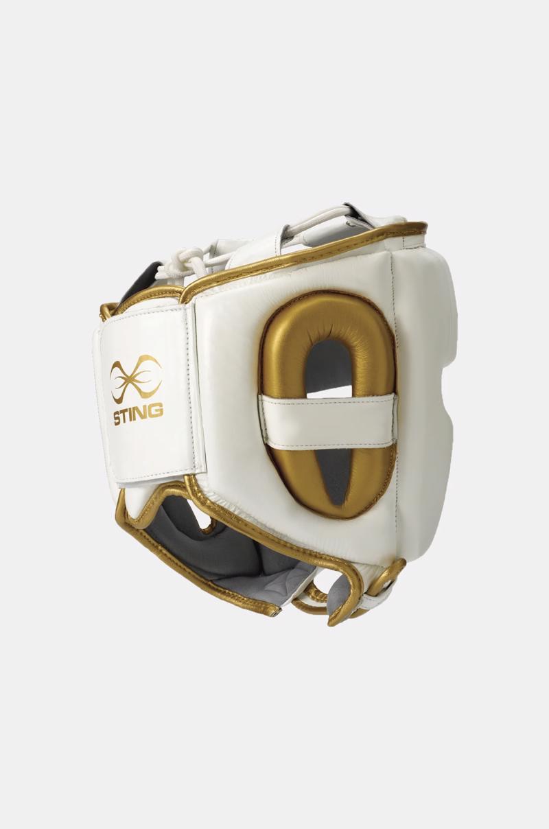 Sting sports Viper Gel fullface Headguard-white